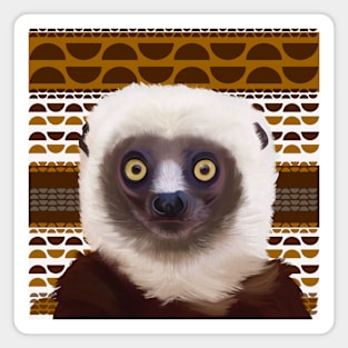 Sifaka Lemur Magnet